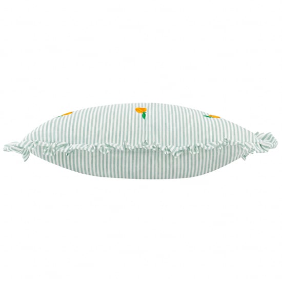 furn. Les Fruites Striped Ruffle Cushion Cover