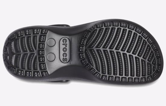 Crocs Kvinnors Classic Plattform Clog Svart - Image 4