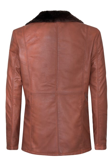 Men's Reefer Leather Blazer Jacket -Pablo
