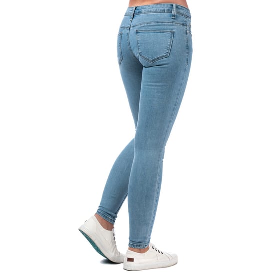 Women's Only Wonder Coral Low Skinny Jeans in Light Blue