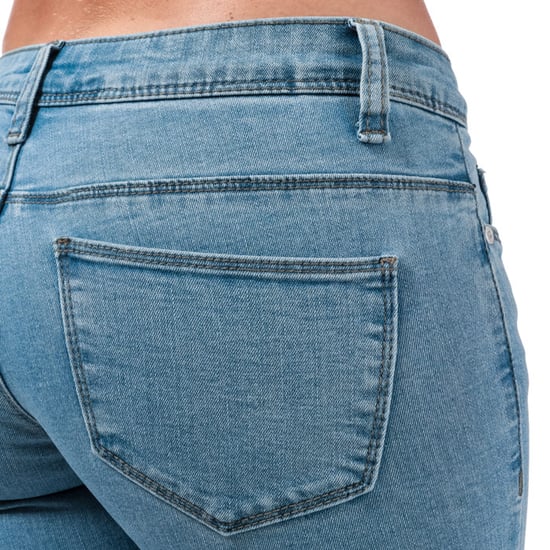 Women's Only Wonder Coral Low Skinny Jeans in Light Blue