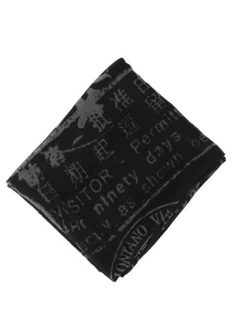 Alviero Martini Women's Printed Scarf in Black - Image 2