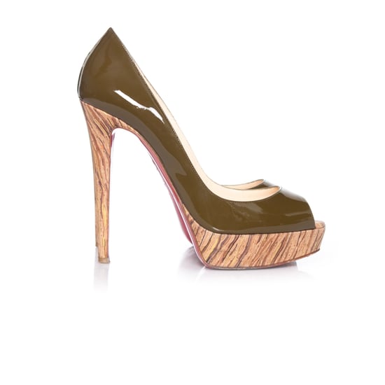 Banane khaki platform pumps - Image 5