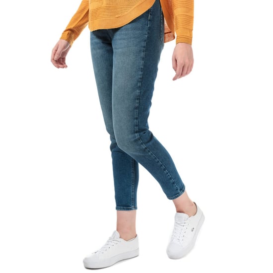 Women's Only Veneda Life Mom Jeans in Dark Blue
