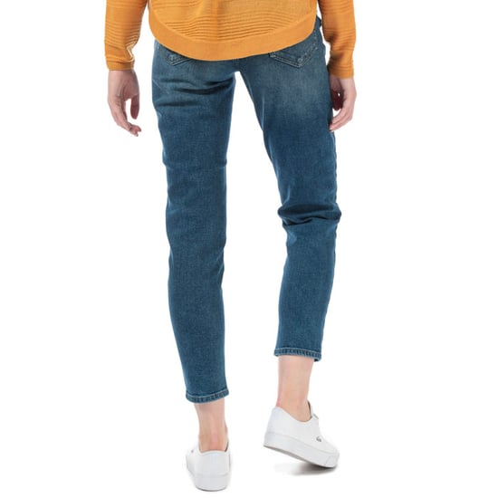 Women's Only Veneda Life Mom Jeans in Dark Blue
