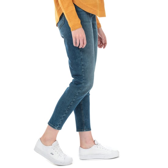 Women's Only Veneda Life Mom Jeans in Dark Blue