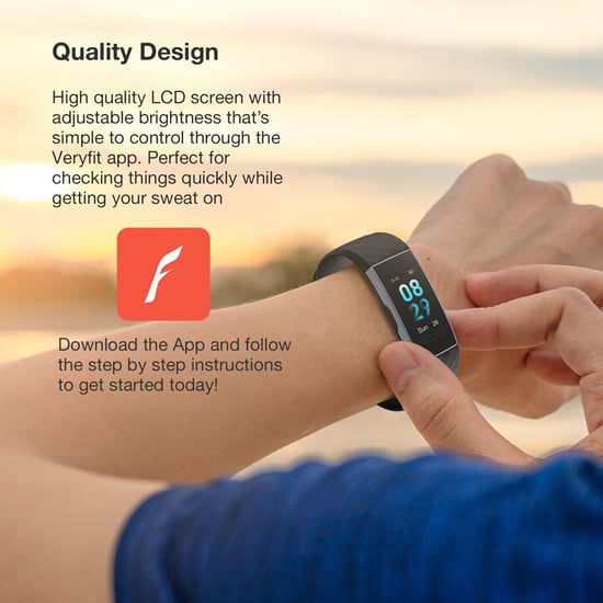 Aquarius Waterproof iP67 Fitness Tracker Black