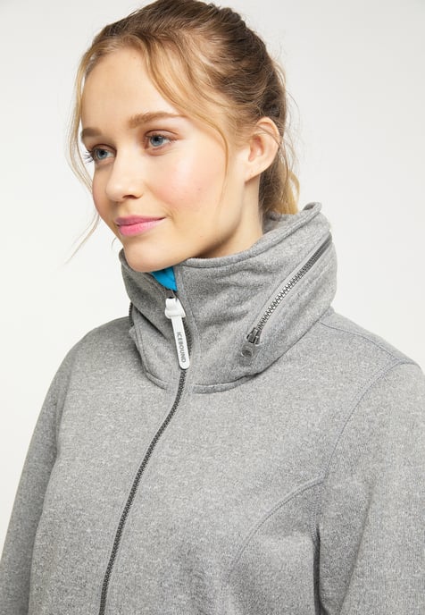 ICEBOUND functional jacket women Grey melange - Image 3