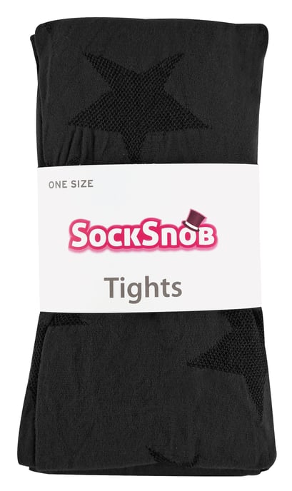 Sock Snob - Ladies Coloured 80 Denier Opaque Fashion Tights - Star - Image 2