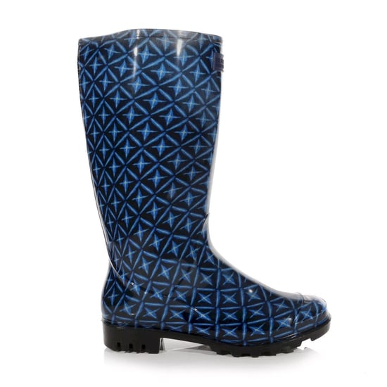 Regatta Womens/Ladies Wenlock Tile Wellington Boots (Navy)