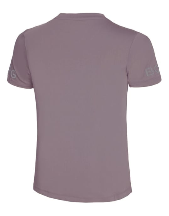 Björn Borg - Dam Classic Tränings T-shirt med Kort Ärma - Brun - Image 2