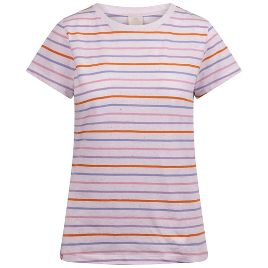 Trespass Dames/Dames Michaela Gestreept T-shirt (Wit/multikleurig) - Image 1