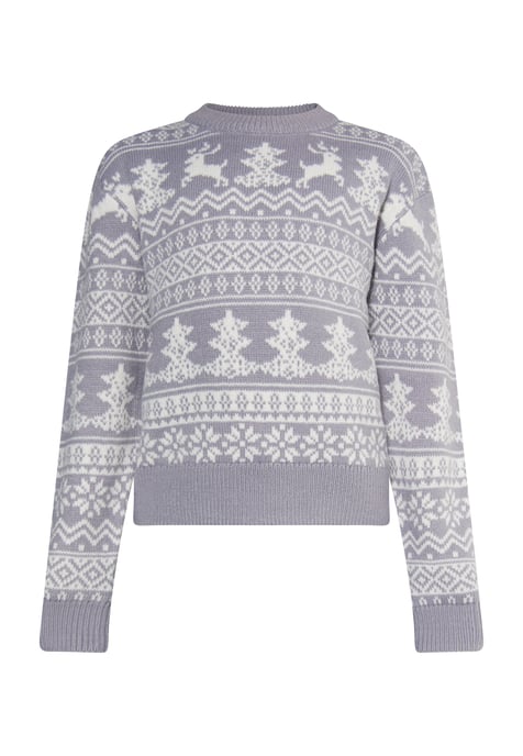 Mo Jumper jongens (kinderen) grijs wit - Image 1