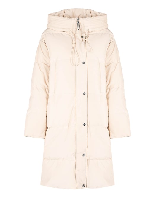 Silvian Heach Jacket Down Jacket Woman's Beige - Image 1