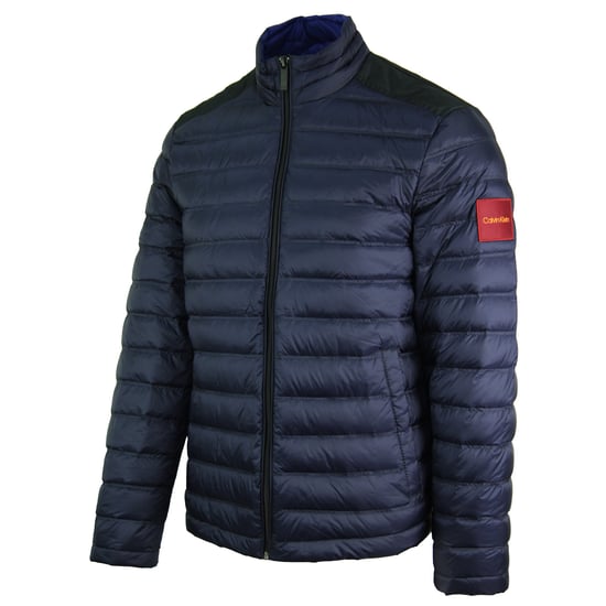 Calvin Klein Nylon Mens Navy Padded Coat - Image 4