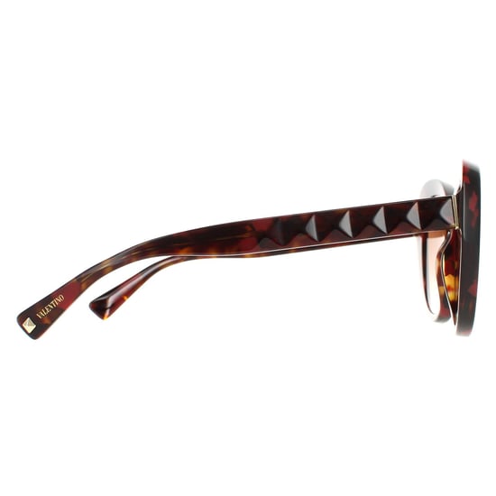 Valentino Butterfly Womens Red Havana Brown Gradient VA4113 Sunglasses