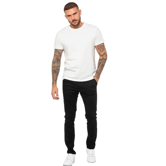 Enzo | Mens Crew Neck T-Shirt - White - Image 6