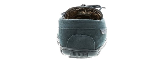 Hush Puppies ace leather mens full slippers navy