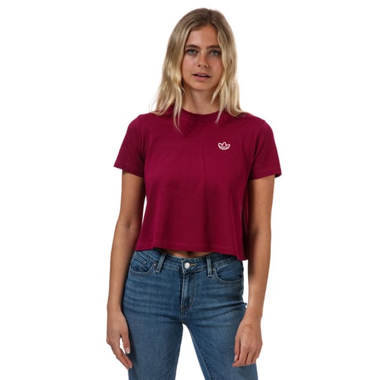 Women's adidas Originals T-Shirt in Berry