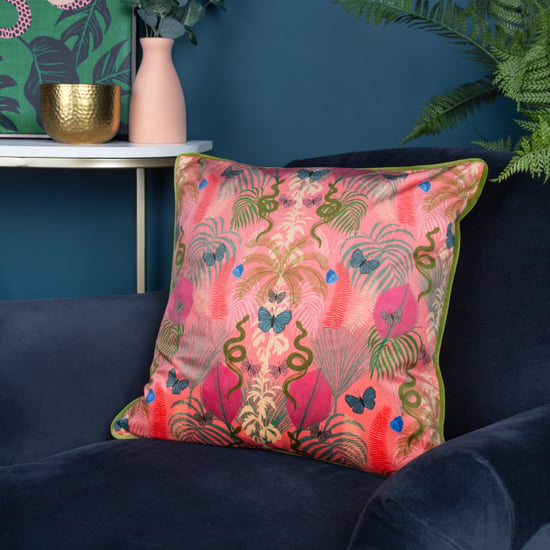Kate Merritt Exotic Canopy Piped Cushion