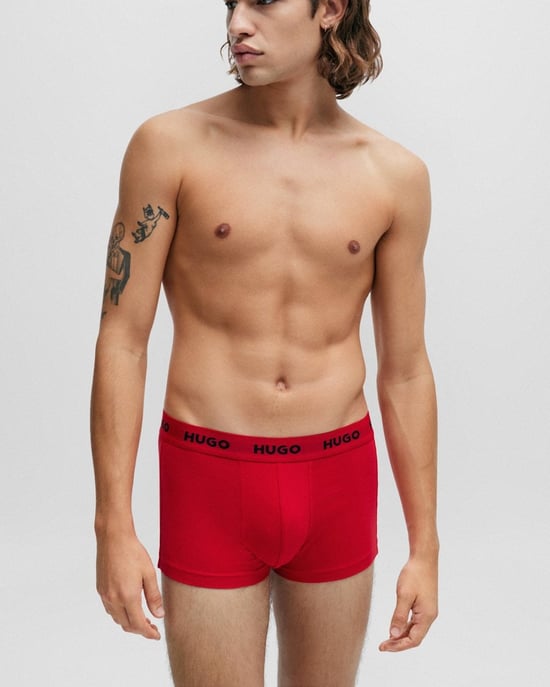 HUGO Triple Pack Mens Trunks - Image 2
