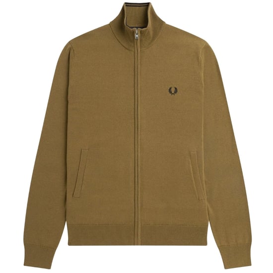 Fred Perry Brown Classic Zip Sweatshirt