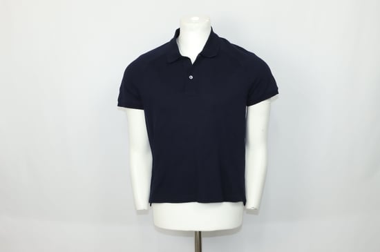 Gucci Snack Back Polo Shirt in Navy Blue Cotton - Image 6