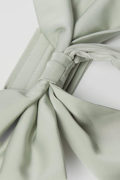 Flower Girl Satin Bow Belt