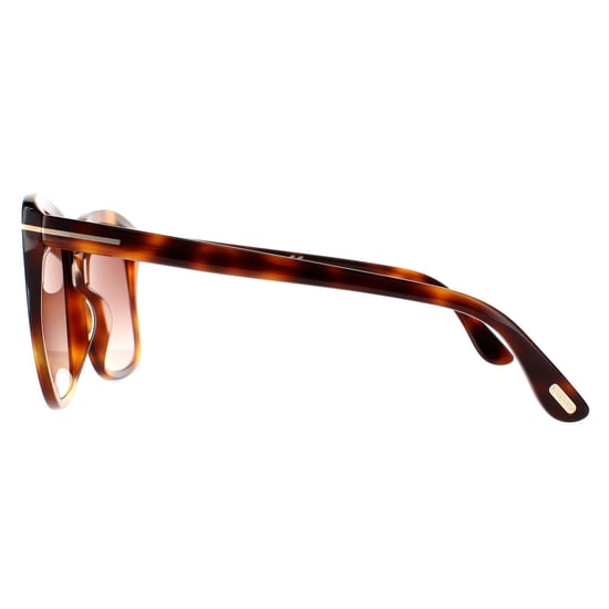 Tom Ford Rectangle Womens Blonde Havana Brown Gradient Sunglasses - Image 3
