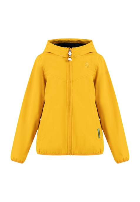 Schmuddelwedda softshell jacket have young mustard - Image 1