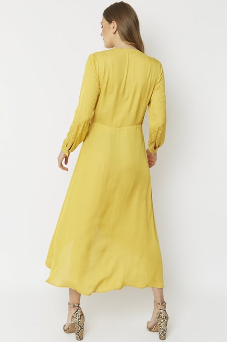 Shara Silk Blend Wrap Dress
