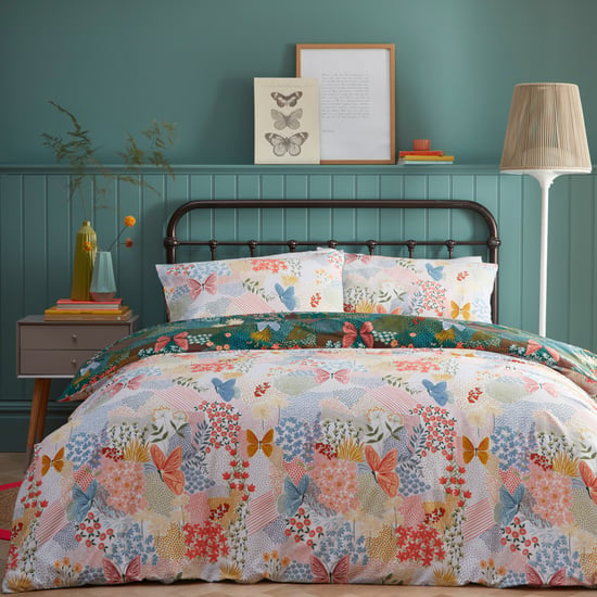Forage Floral Reversible Duvet Cover Set - Image 3