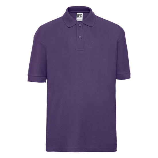 Russell Poloshirt van katoen voor kinderen (Paars) - Image 1