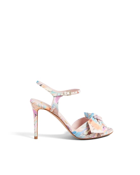 Ted Baker Nestar 95Mm Stilleto Heel  Art Print Bow, Multicolour
