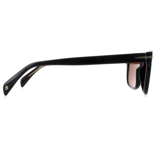 David Beckham Rectangle Mens Black Brown DB1045/S