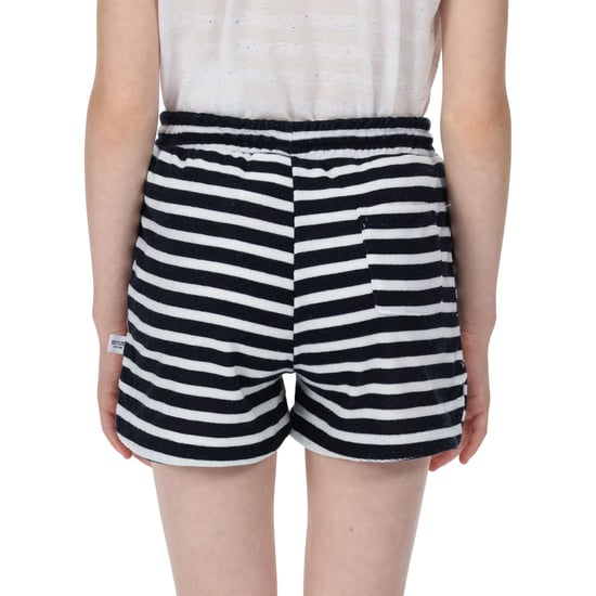 Regatta Childrens/Kids Dayana Towelling Stripe Casual Shorts (Navy/White)