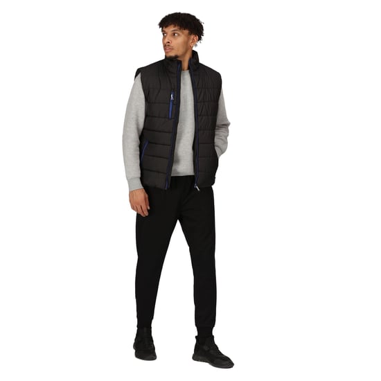 Regatta Mens Navigate Thermal Body Warmer (Black/New Royal)