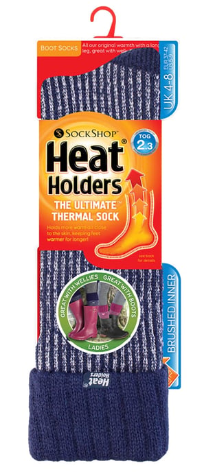 Heat Holders - Ribbade termostrumpor för damer - Image 2
