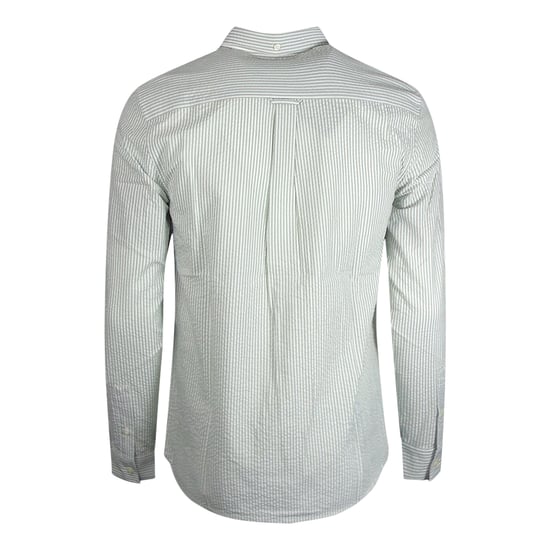 Lyle & Scott Seersucker Strike Långärmad Grön Skjorta - Image 2