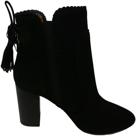 Aquazzura Firenze Women's Boho Beatle 85 Ankle-High Suede Boot