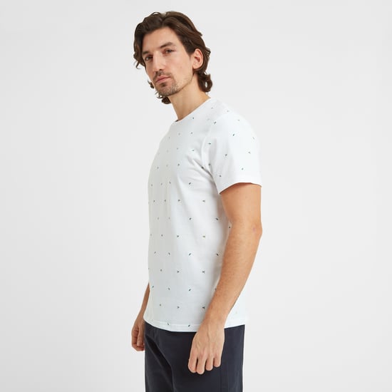 Tapton Mens T-Shirt Optic White