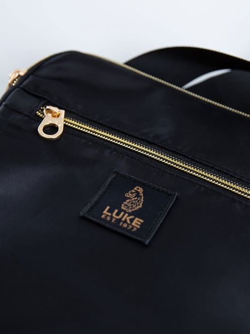 Luke 1977 Men's Wall Street Cross Body Bag in Black