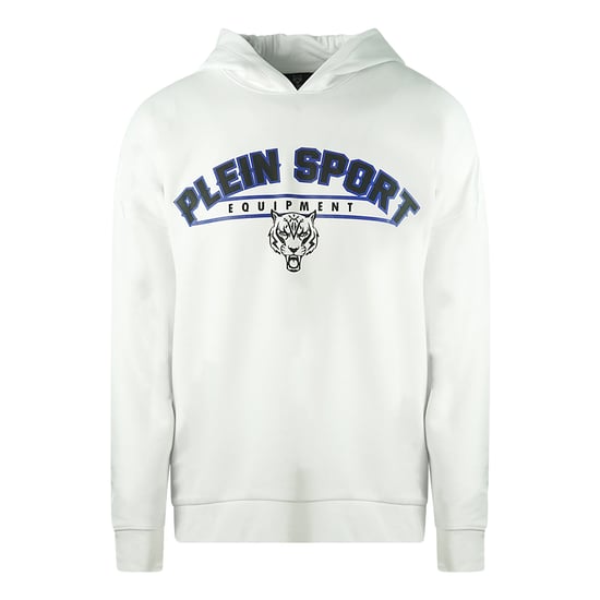 Philipp Plein Sport Utrustning Logotyp Vit Huvtröja - Image 1