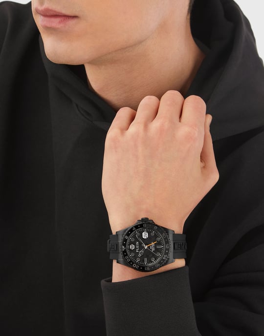 Philipp Plein Gmt-i Challenger Men's Black Watch PWYBA1023