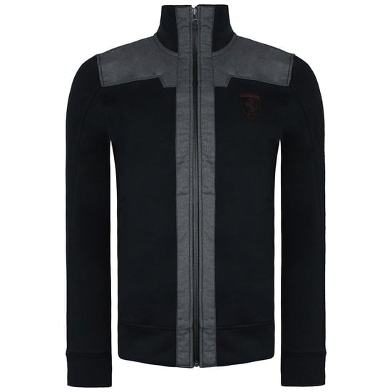 Puma Scuderia Ferrari Mens Black Track Jacket - Image 1