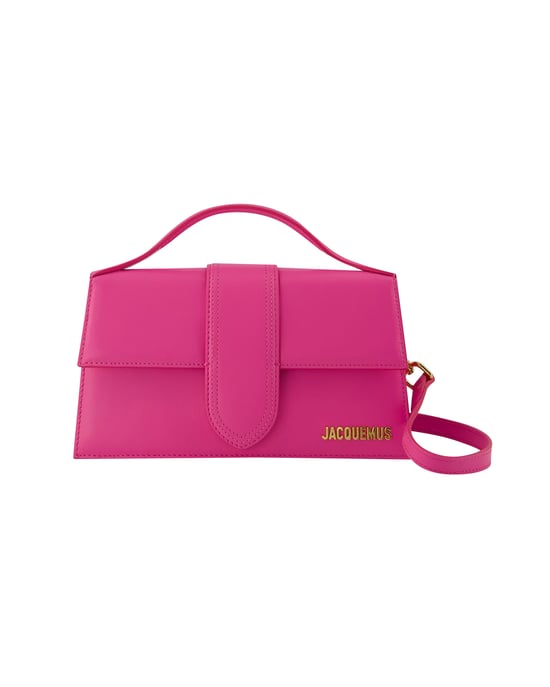 Le Grand Bambino-väska - Jacquemus - Läder - Neonrosa - Image 1