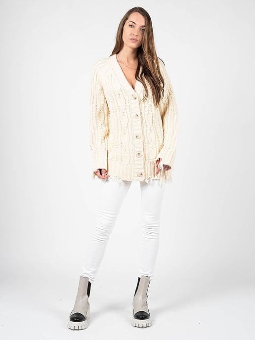 Silvian Heach Cardigan Woman's Off-White - Image 2
