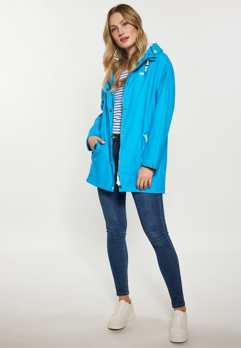 Schmuddelwedda Mackintosh Dames Cyaan blauw - Image 2