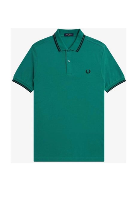 Fred Perry regular fit polo met logo groen - Image 1