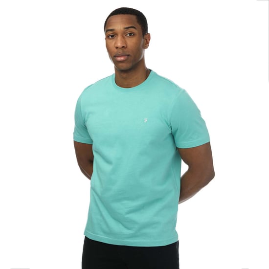 Men's Farah Eddie Crew T-Shirt in Green